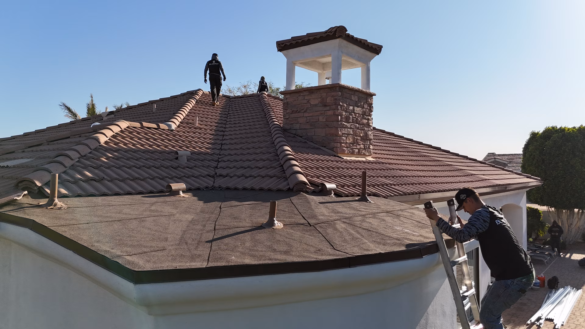 A day on the roof